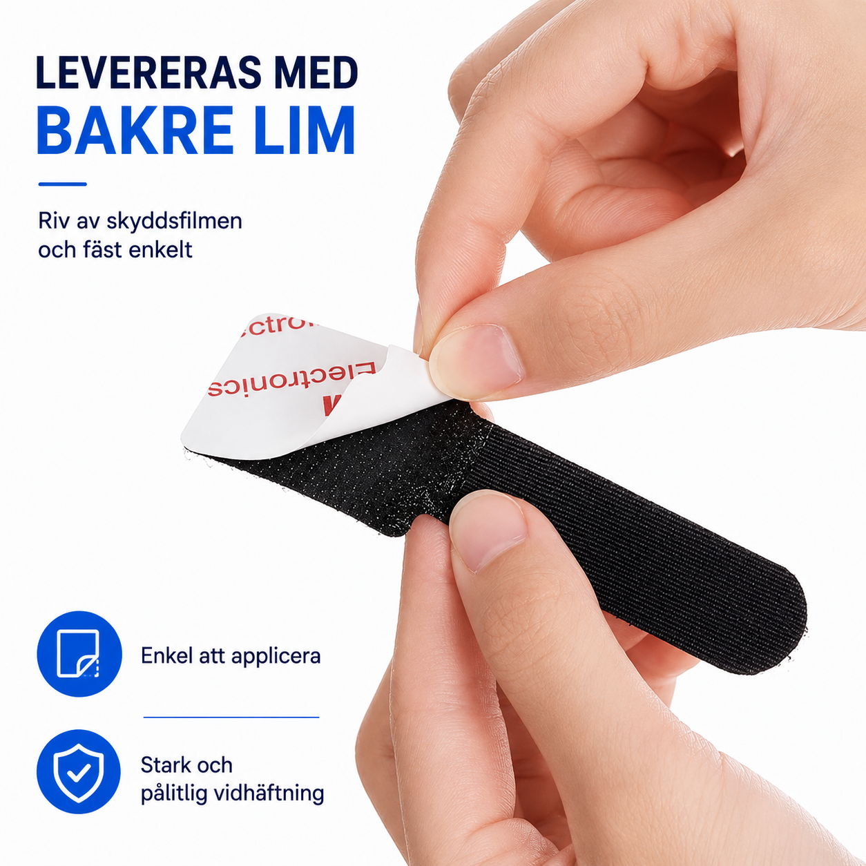 Återanvändbara kabelbindare nylon