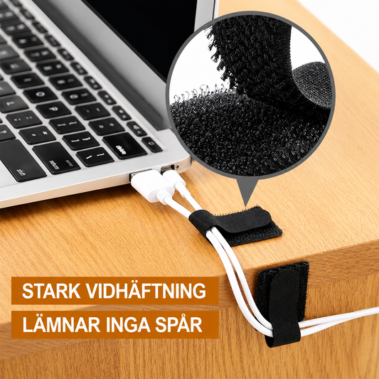 Återanvändbara kabelbindare nylon